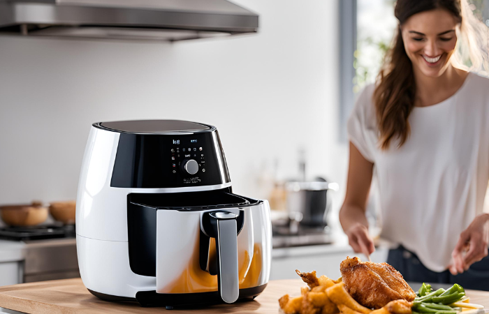 Air Fryer 10 Quart with Ceramic Nonstick Basket