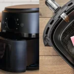 air fryer being cleaned