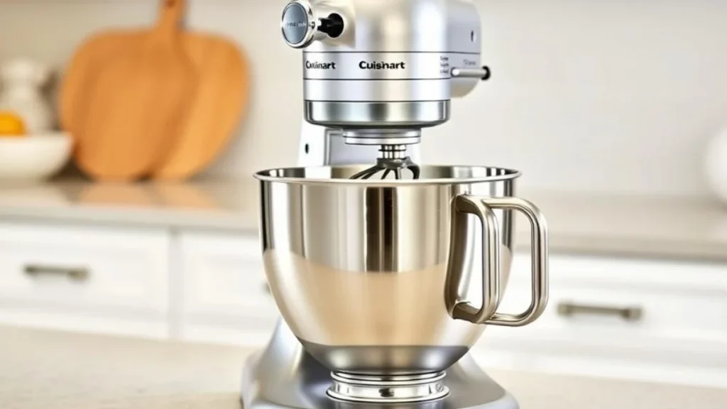 Cuisinart Stand Mixer,  with 5.5-Quart Mixing Bowl in silver finish