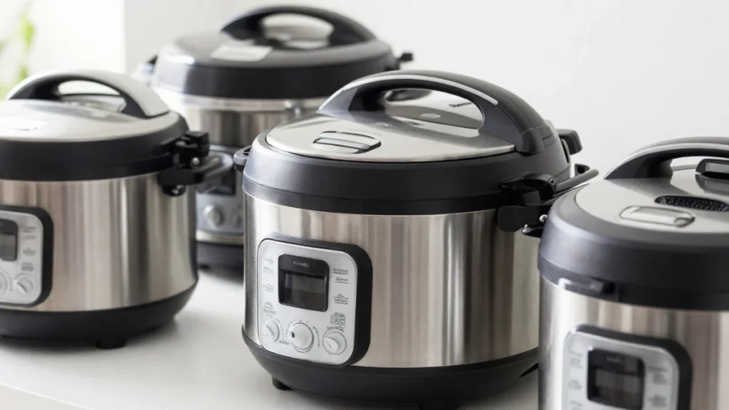 A collection of most modern multi-cookers