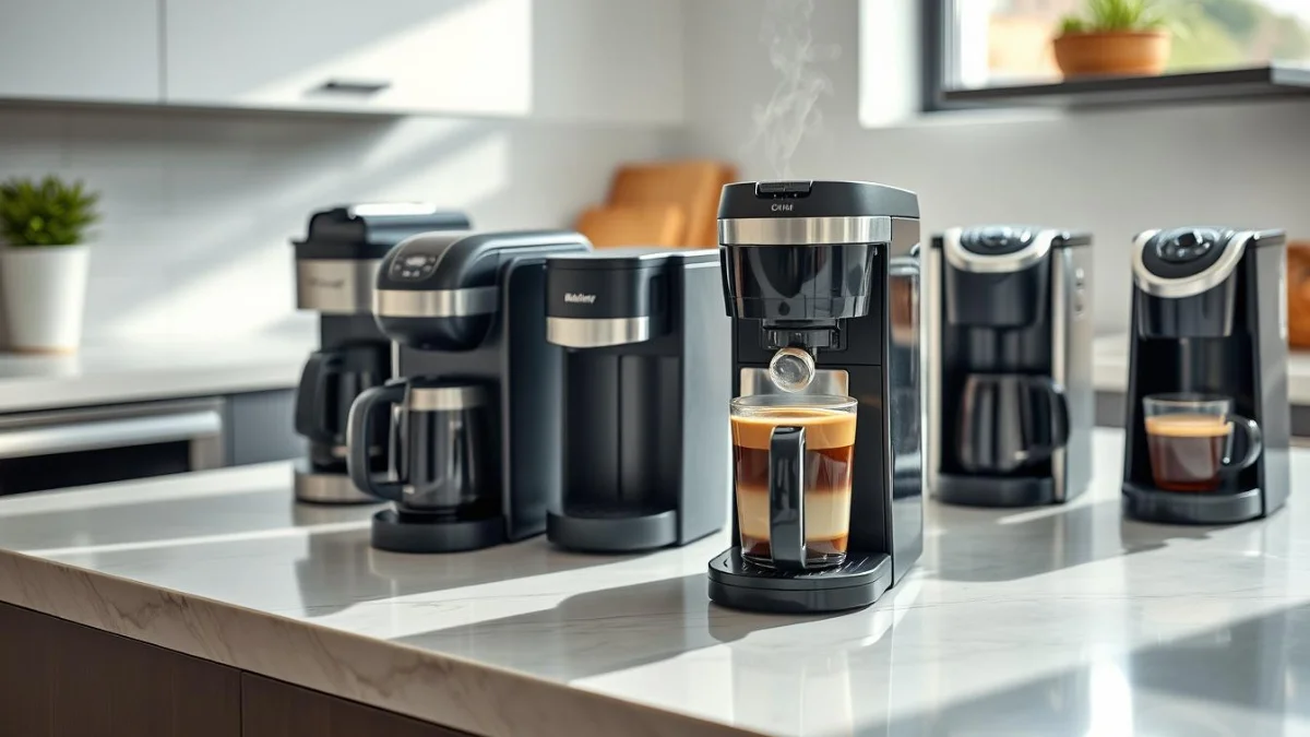 best single serve coffee maker- A collection of single serve coffee makers