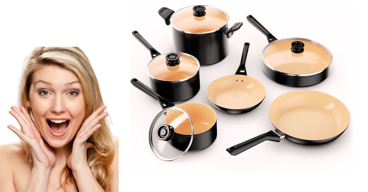 Ninja Pots and Pans Set Non-Stick