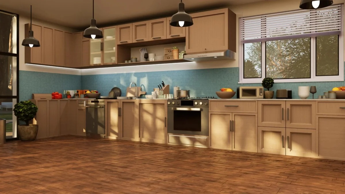 Modern Kitchen with essential appliances