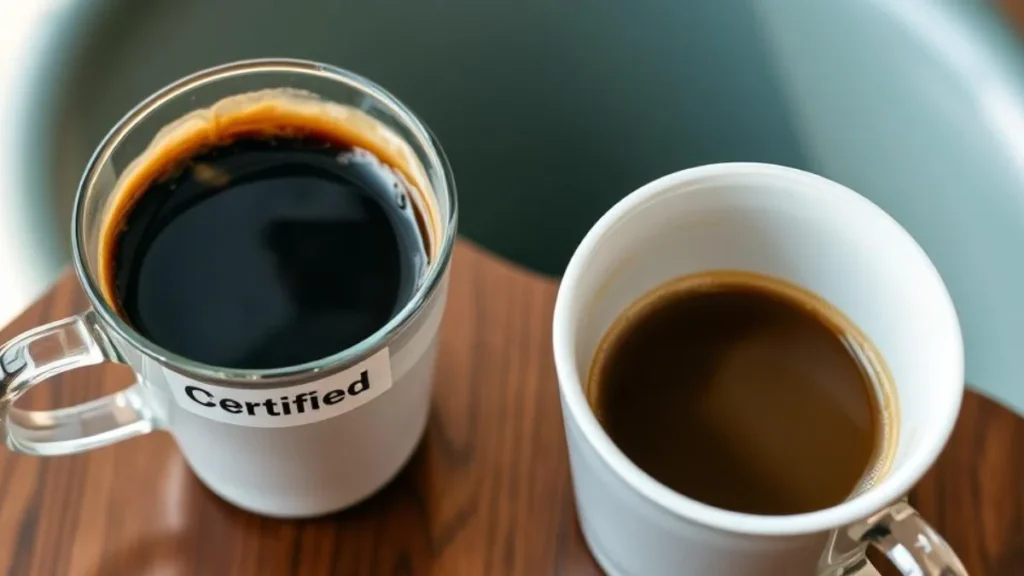 Difference between the outputs of standard coffee makers and SCA certified dripcoffee machines