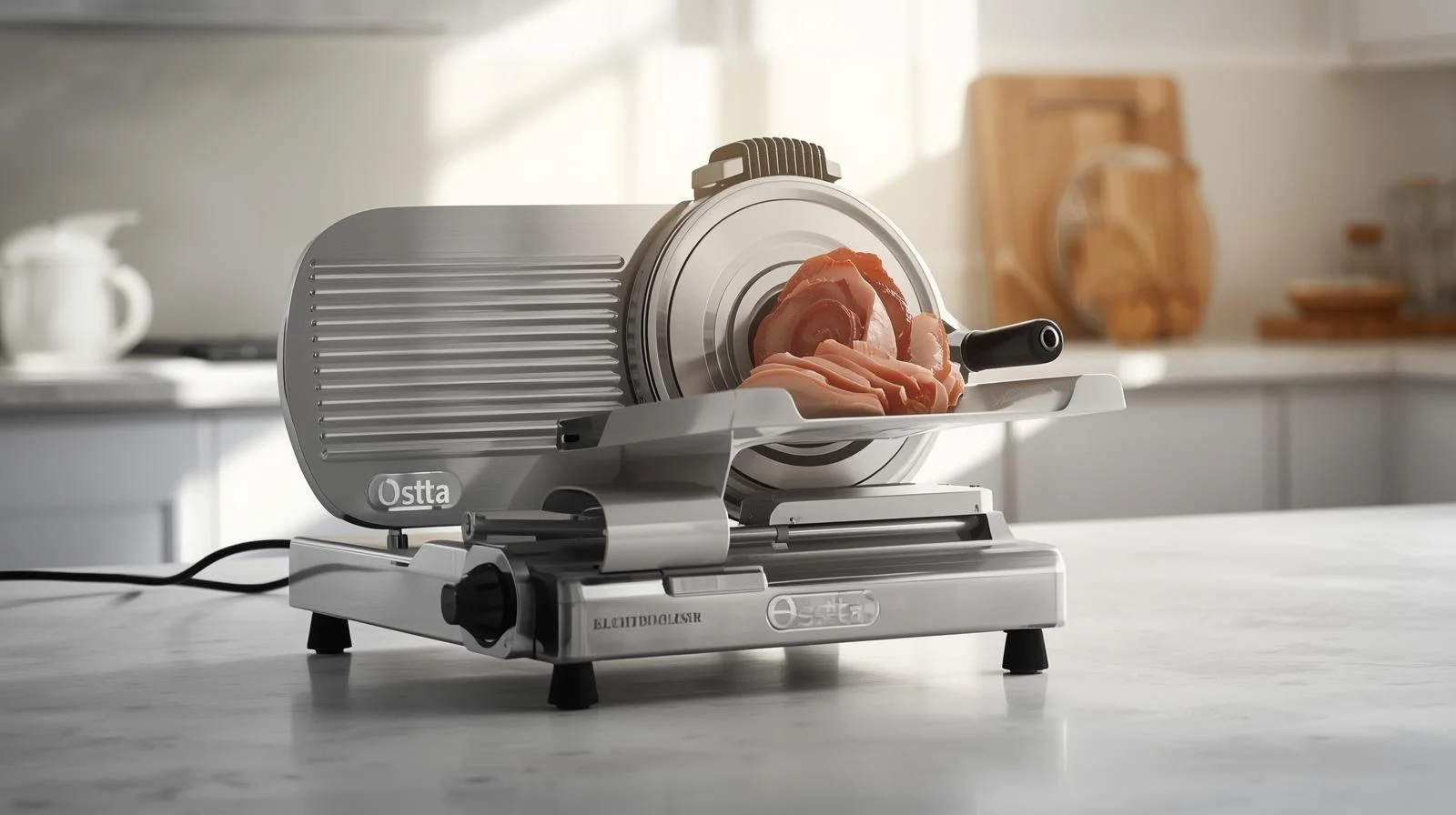 Ostba Electric Deli Food Slicer