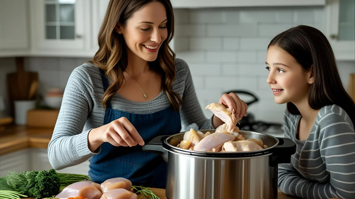 How to Cook Frozen Chicken in Pressure Cooker