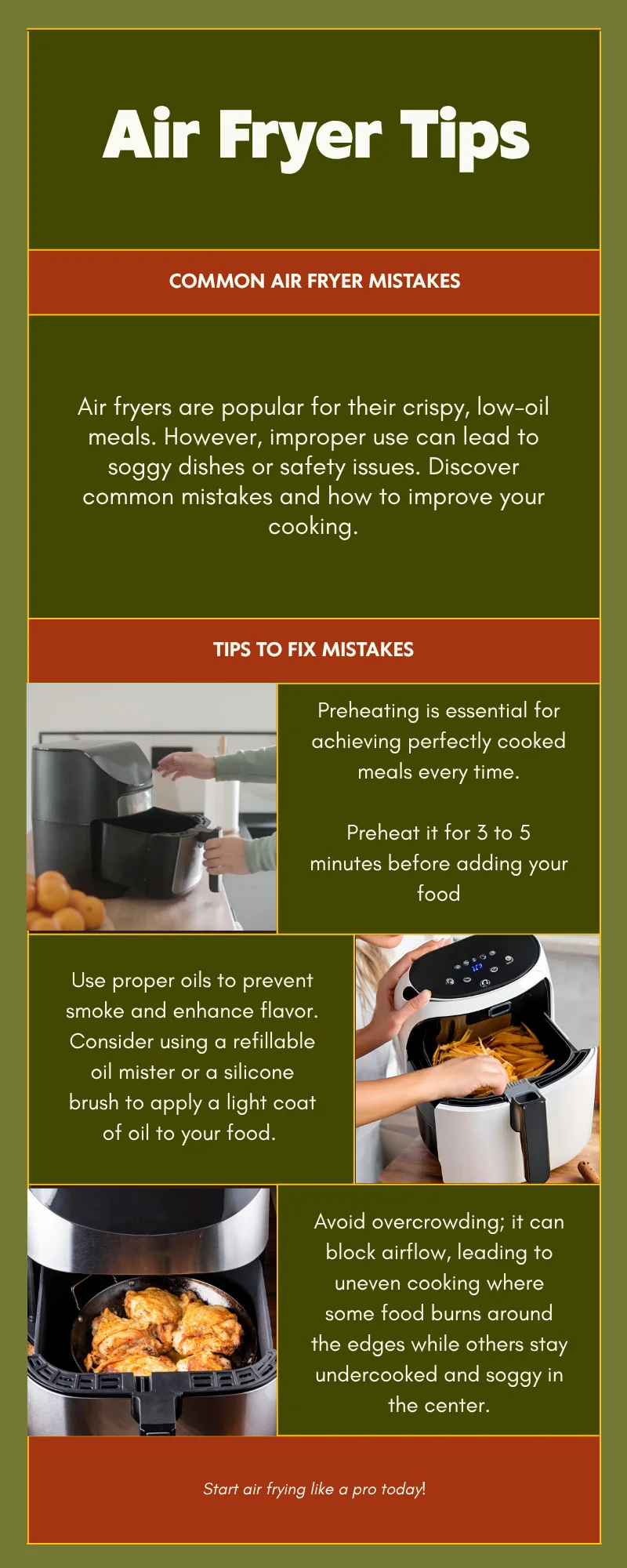 7 Common Air Fryer Mistakes You Need to Stop Making 2 7 Common Air Fryer Mistakes