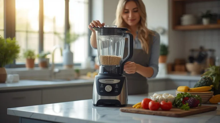 A homemake with the best blender for smoothies with frozen berries