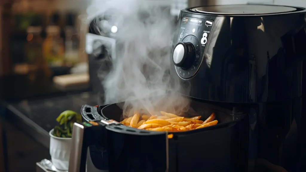 The Truth About Air Fryer Safety: Are Air Fryers Toxic? 4 Are air fryers toxic- Fumes emitting from air frying
