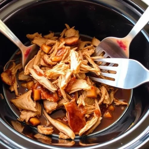 Crock-Pot Programmable Slow Cooker: The Ultimate 8-Quart Kitchen Companion 17 Pulled pork prepared in the Crock-Pot Programmable Slow Cooker