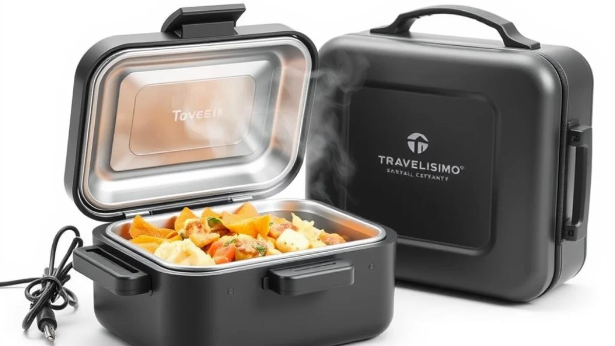 Top 10 Electric Lunch Boxes for Adults in 2025 6 TRAVELISIMO Electric Lunch Box for Adults