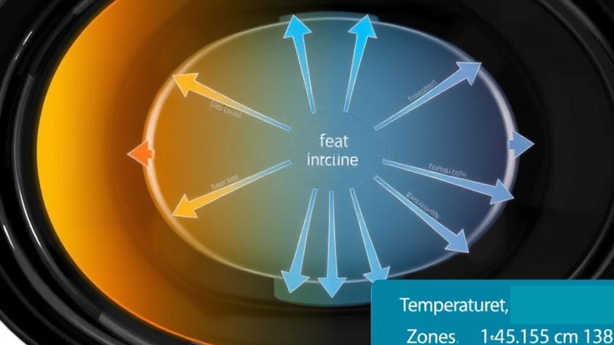 Crock-Pot Programmable Slow Cooker: The Ultimate 8-Quart Kitchen Companion 14 Diagram showing heat distribution in the Crock-Pot Programmable Slow Cooker