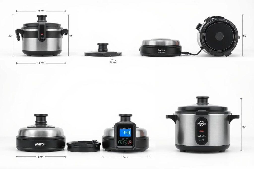 ANOVA Precision Cooker: Your Sous Vide Companion 5 Anova Precision Cooker 3.0 dimensions and design features