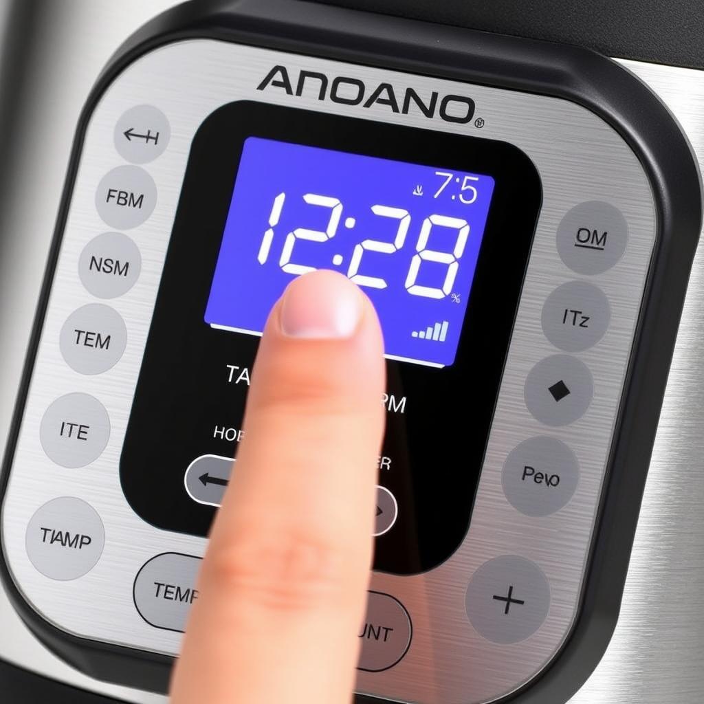 ANOVA Precision Cooker: Your Sous Vide Companion 8 Two-line touch screen display of the Anova Precision Cooker 3.0