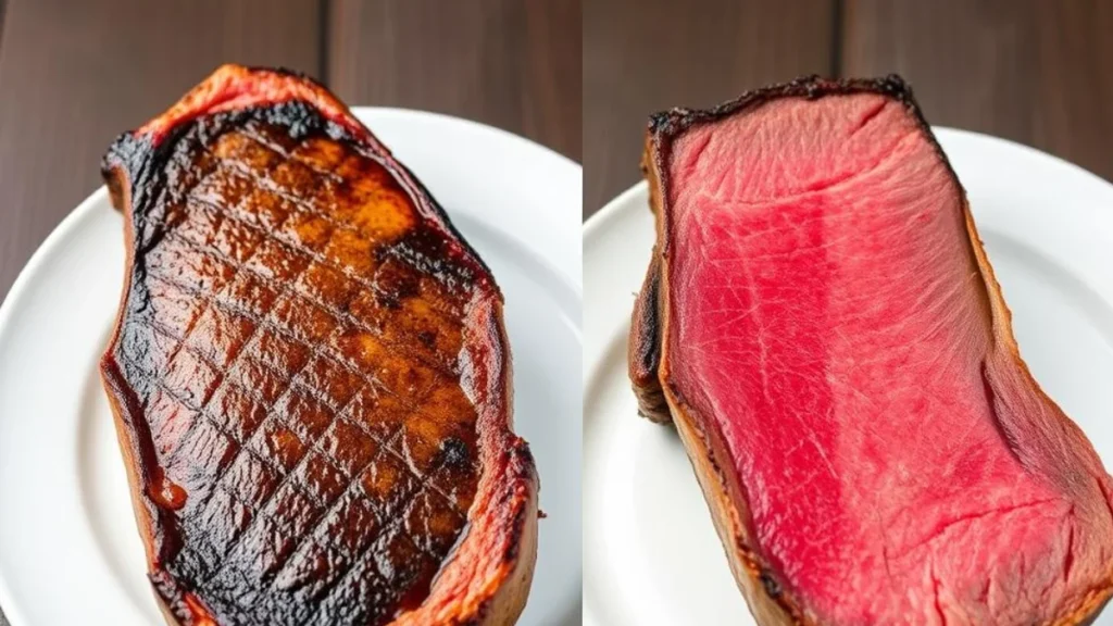 Sous vide cooking process showing food in vacuum-sealed bag being placed in water bath with best sous vide cookers under $100
