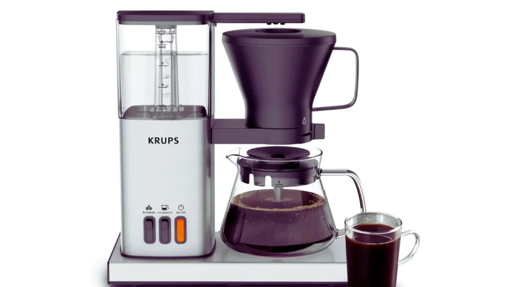 KRUPS Essential Brewer 8 Cup Drip Coffee Maker Machine