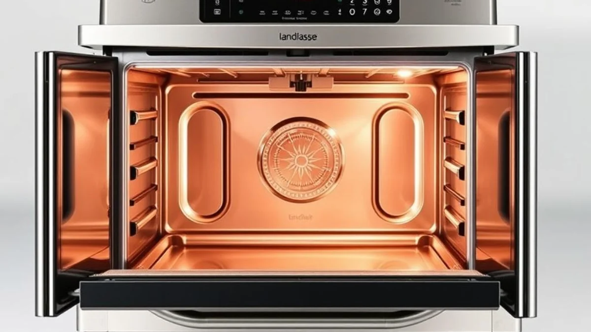 Emeril Lagasse Extra Large French Door Air Fryer Toaster Oven with french doors open Emeril Lagasse Extra Large French Door Air Fryer Toaster Oven with french doors open