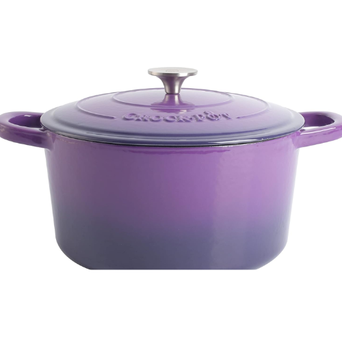 Crock-Pot Artisan Round Enameled Cast Iron Dutch Oven,