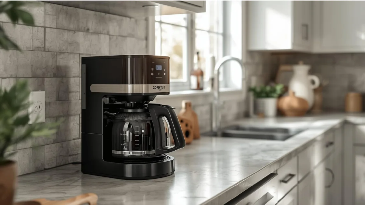 Programmable coffee maker for everyday home use
