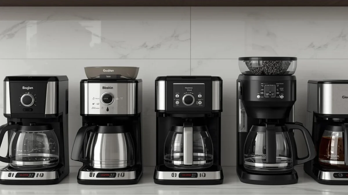 Comparison of different programmable coffee makers for home use
