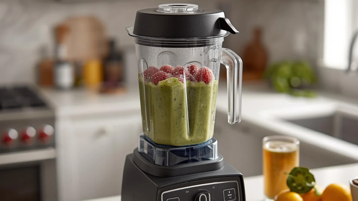 Vitamix Explorian E320 making hot soup directly in the blender