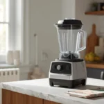 Vitamix Explorian E310 Review (2026): Is This the Best Budget Vitamix for Families? Vitamix Explorian E310 blender on a compact kitchen counter