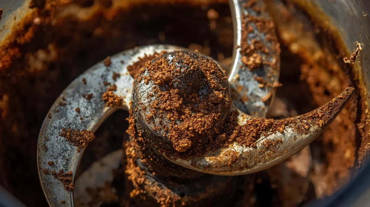 Blender mistakes: A damaged blender blades due to prolonged negligence