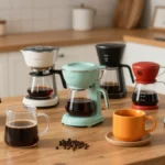 A collection most modern coffee makers