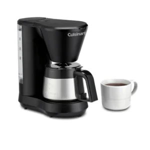 Cuisinart 5-cup coffee maker review: Charcoal water filter inside Cuisinart compact coffee make