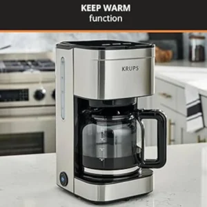 KRUPS Simply Brew Compact glass carafe capacity view