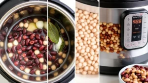 Perfectly peeled hasd-boiled eggs in a pressure cooker