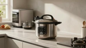 Best Pressure Cookers in 2026 (Tested & Ranked for Every Budget) 35 A pressure cooker on a modern kitchen countertop