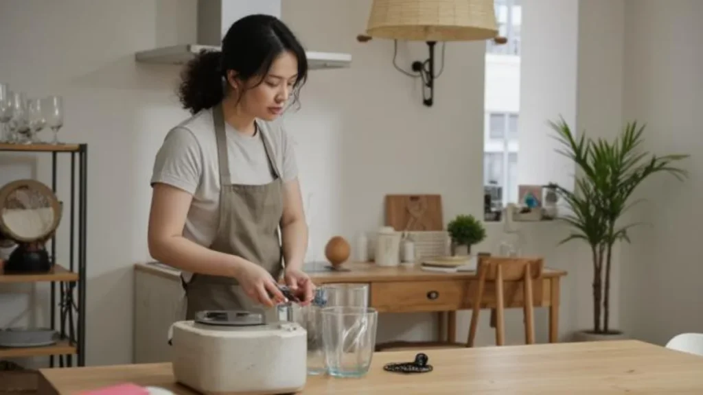 How to Clean Your Blender: Easy Maintenance Tips for Longevity and Better Performance 5 A home maker cleaning a blender