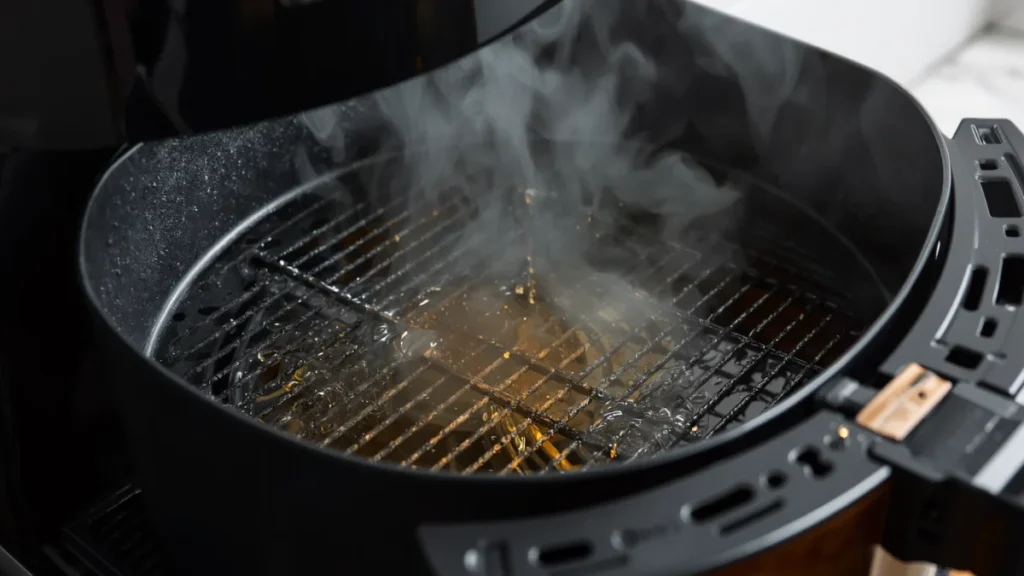 Air fryer smokes that need immediate action